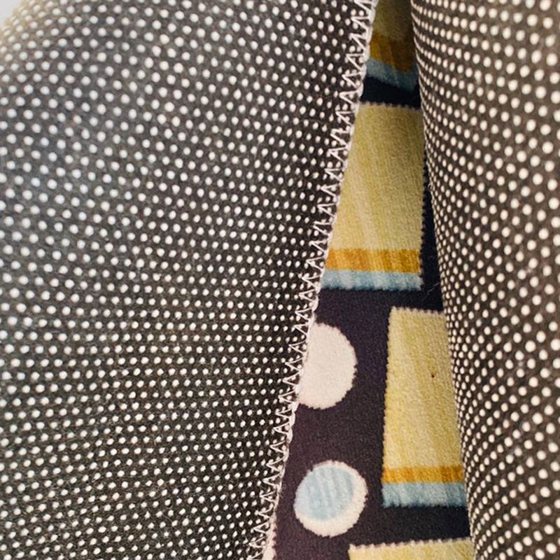 Geometric Polyester Indoor Rug Modern Patchwork Area Rug Polyester Carpet for Living Room