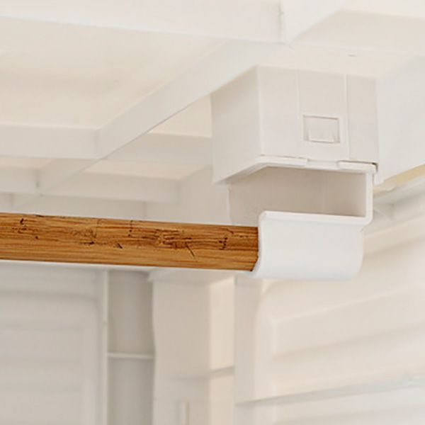 Contemporary Wardrobe Armoire with Drawer Plastic Wardrobe Cabinet