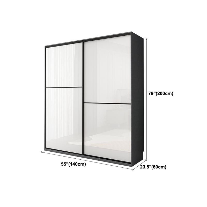 Modern Style Wardrobe White Color Wooden Wardrobe Closet for Home