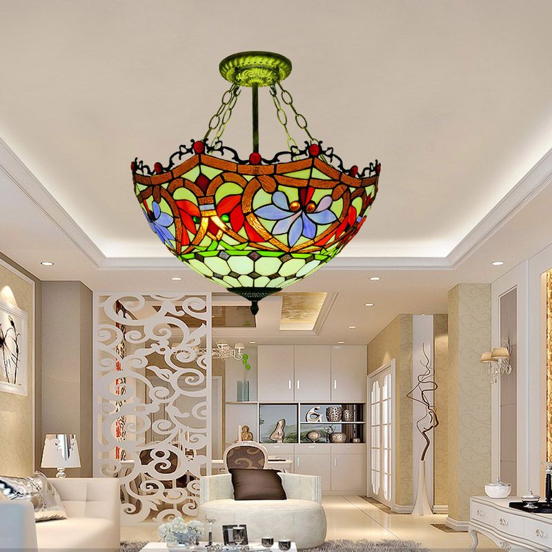 Lampadario del lampadario a cupola in stile a cupola in stile lampadario.