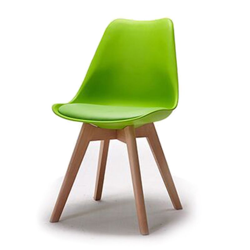 Scandinavian Style Beech Wood Chairs Kitchen Dining Room Solid Side Chair