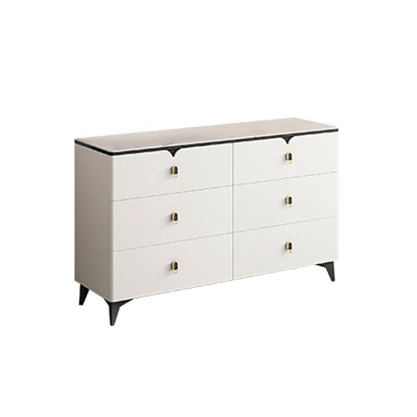 Contemporary Storage Chest Stone Dresser with 3/4/5/6/8 Drawers , 15.6 Inch Width