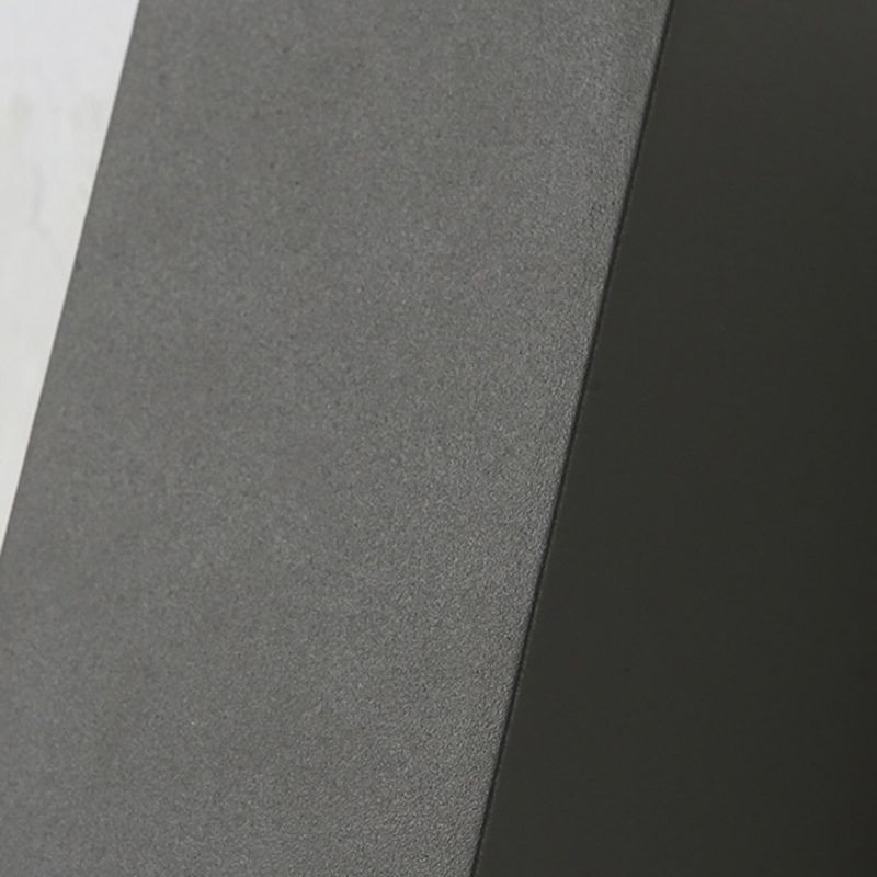 Aluminum and Glass LED Wall Lighting in Black Contemporary Wall Mount Fixture