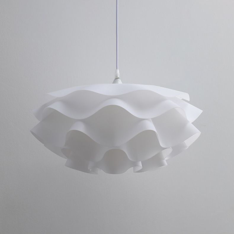 1-Light Pendant Lighting Modern Style Flower Shape Metal Hanging Lights