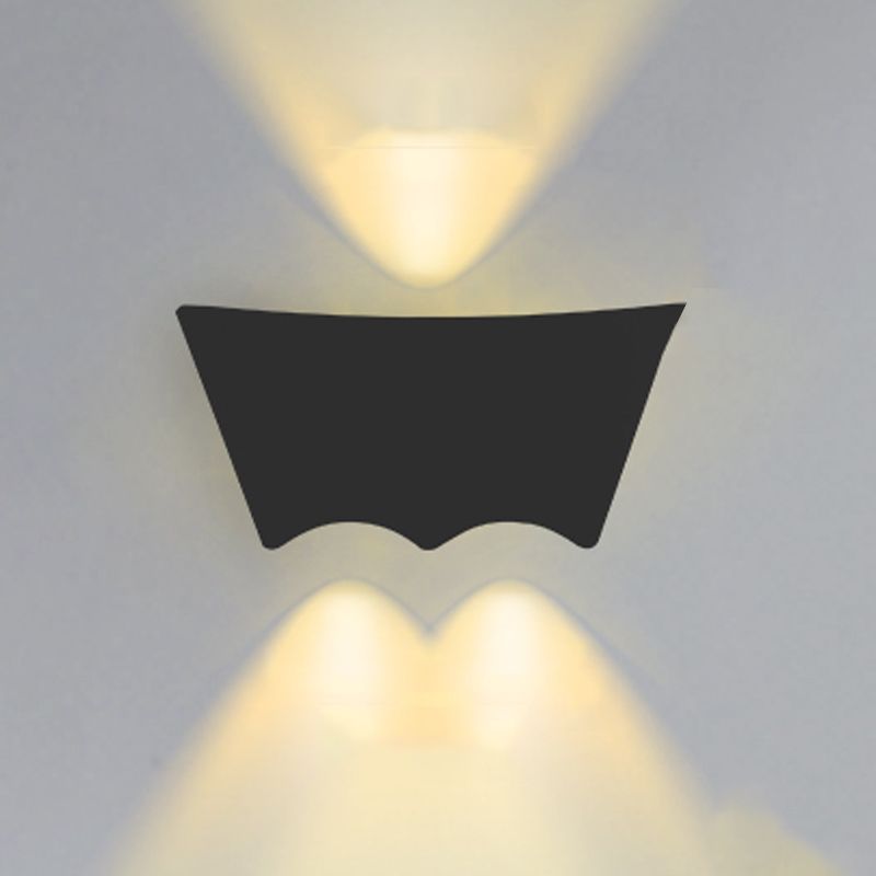 Contemporary Style Geometric Wall Mounted Lamps Metal Multi Lights Wall Washer Sconce