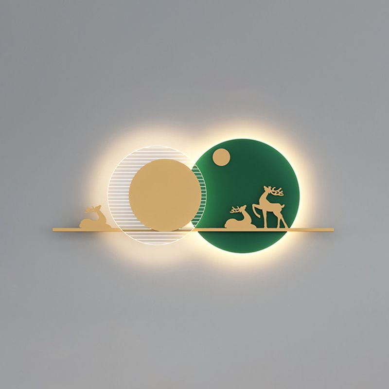 Modern Style Metallic Wall Light Creative LED Wall Light Sconce for Bedroom