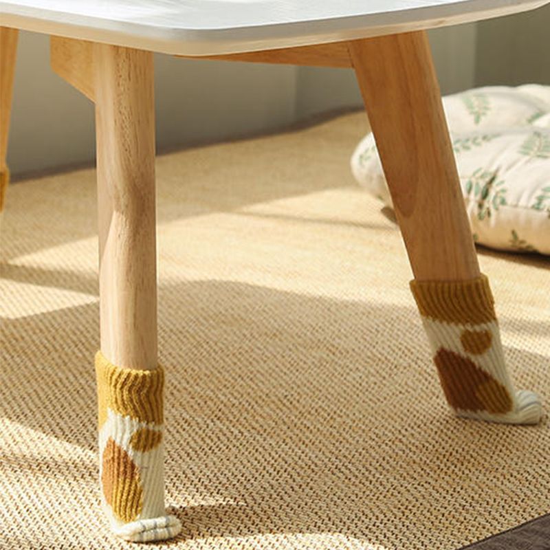 11"H Contemporary Coffee Table Solid Wood Coffee Cocktail Table