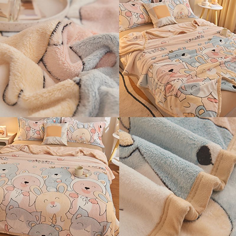 Breathable Sheet Cartoon Pattern Non-Pilling Ultra-Soft Sheet