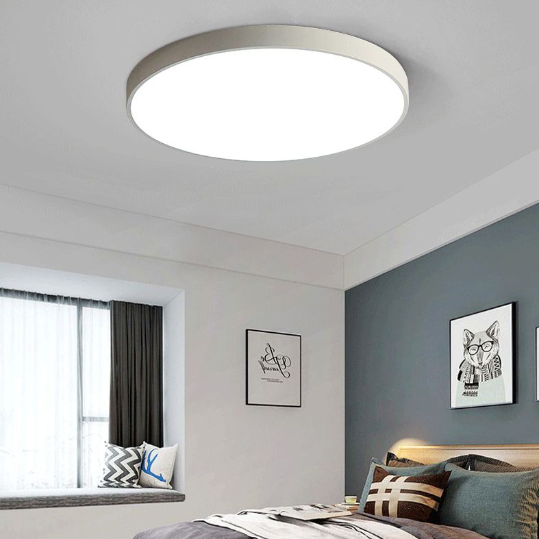 Le bâti affleurant acrylique moderne de plafonniers circulaires de bâti a mené des lumières