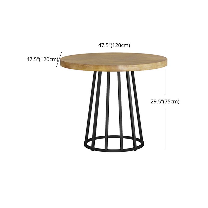 Modern 1/2/7 Pieces Dining Set Round Pine Wood Dining Table for Dining Room