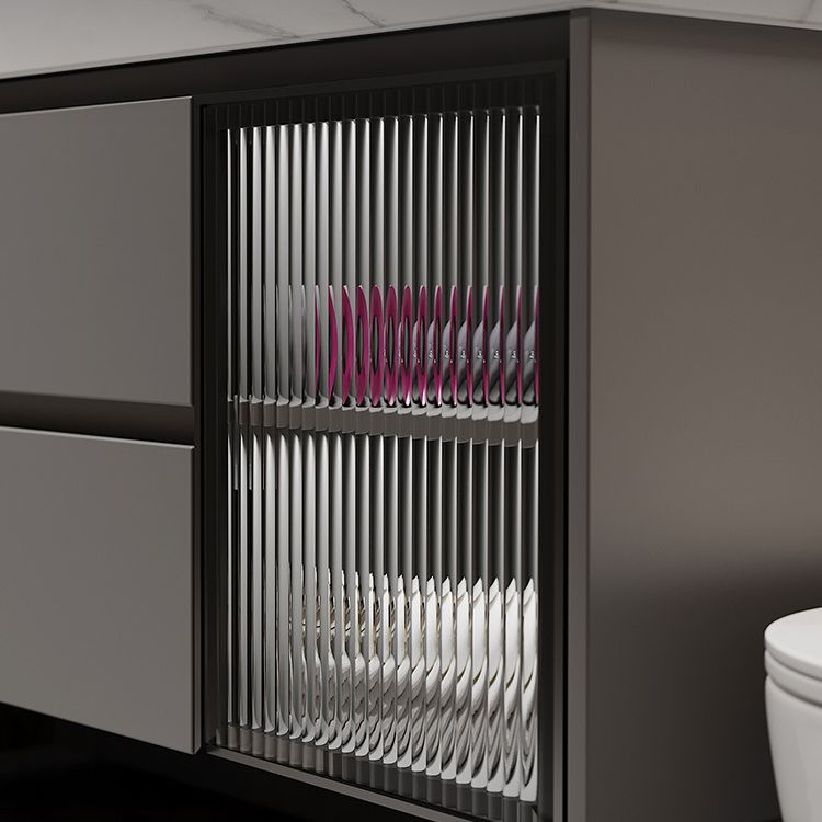 Modern Wall-Mounted Vanity Mirror Cabinet Sink Bathroom Vanity Cabinet