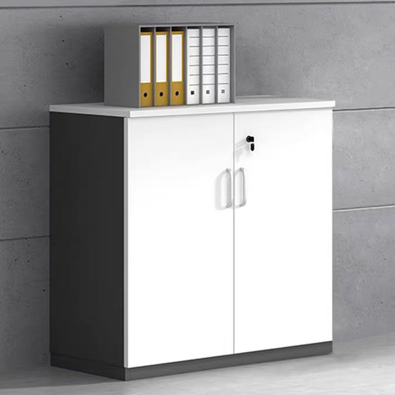 Contemporary Style Filing Cabinet Wood Lateral File Cabinet with Locking Storage