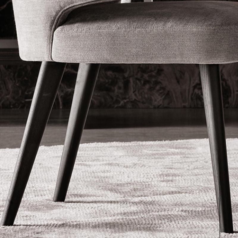 Contemporary Steel Dining Arm Chair Wingback Side Furniture Single in Matte Finish