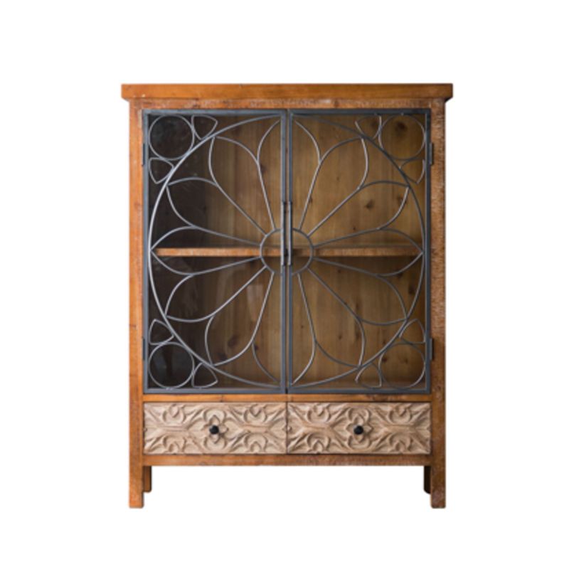 Modern Sideboard Solid Wood Sideboard Cabinet with Doors for Dining Room