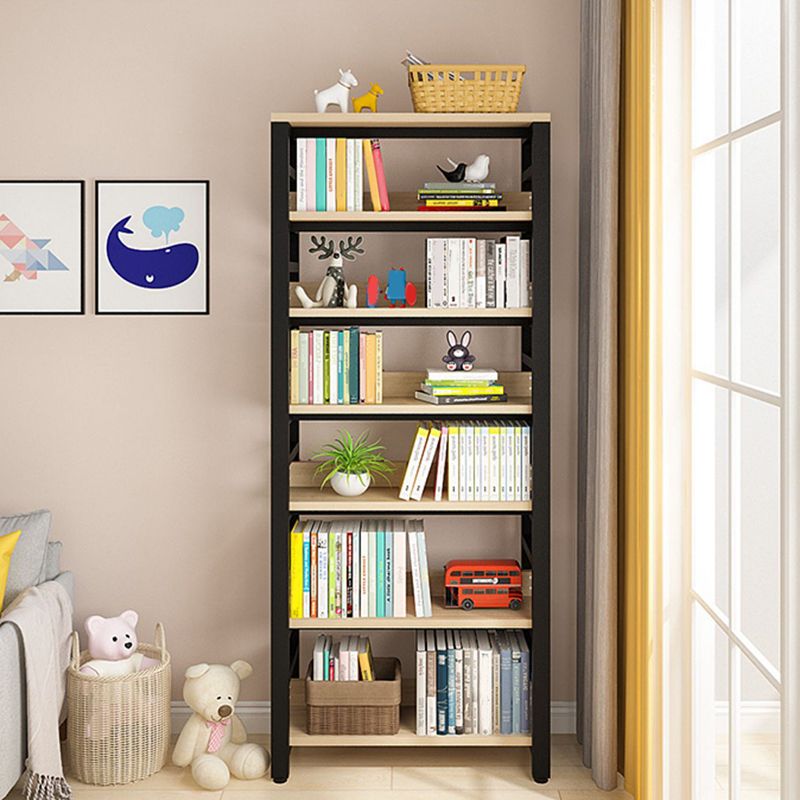 Scandinavian Open Back Shelf Bookcase Shelves Included for Home Office