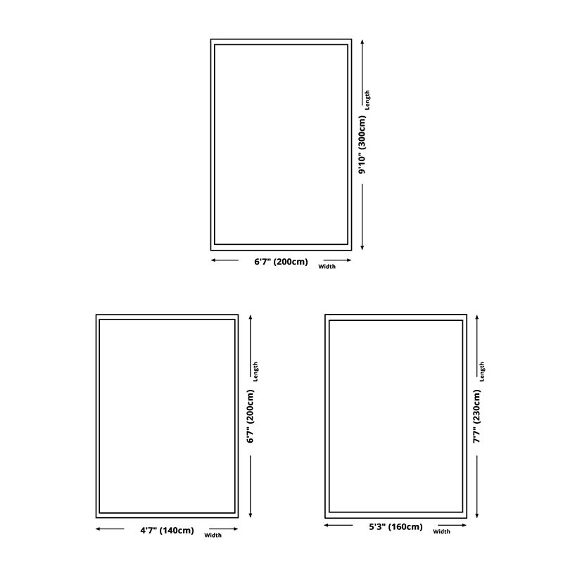 Light Grey Modern Carpet Polyester Striped Carpet Non-Slip Backing Carpet for Home Decor