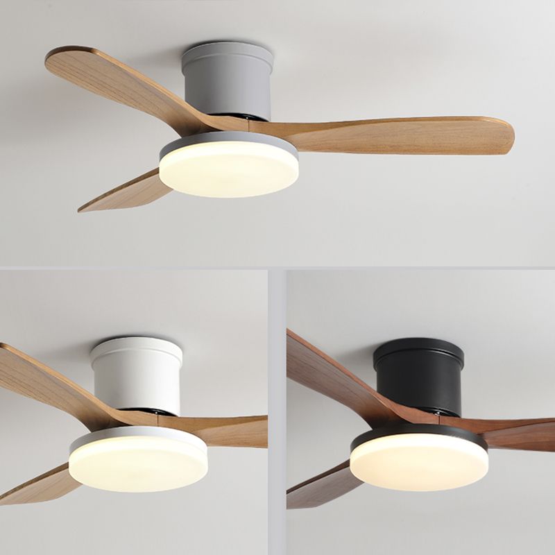 Geometry Metal Ceiling Fan Light Kids Style 1-Light Ceiling Fan Lamp for Living Room
