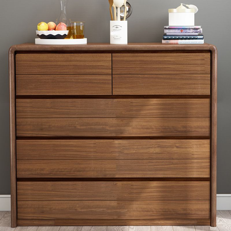 Contemporary Horizontal Chest Bedroom Storage Chest with Drawers