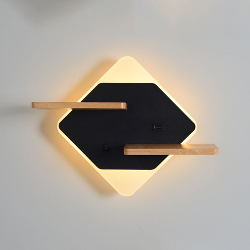Geometry Shape Metal Wall Lighting Ideas Modern Style Wall Mounted Lighting