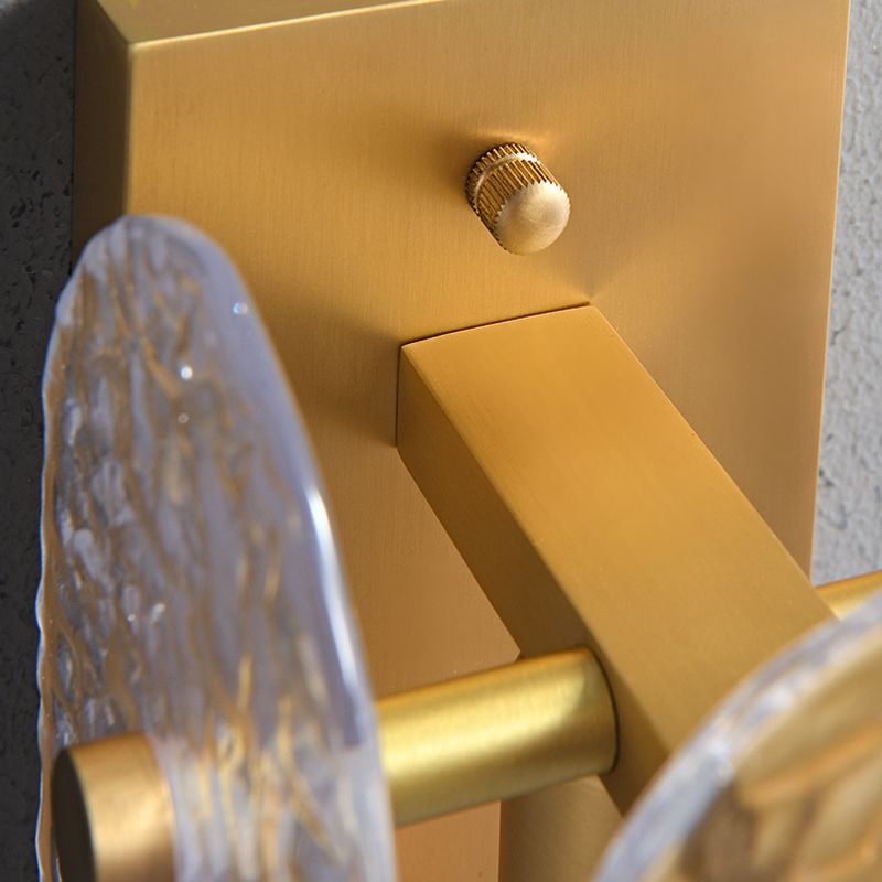 Modern Minimalist Style Sconce Light Fixtures Glass Wall Lighting for Living Room