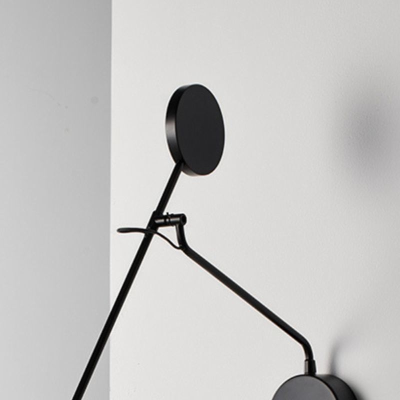 Metal Wall Mounted Sconce Industrial Black Wall Lights for Bedroom
