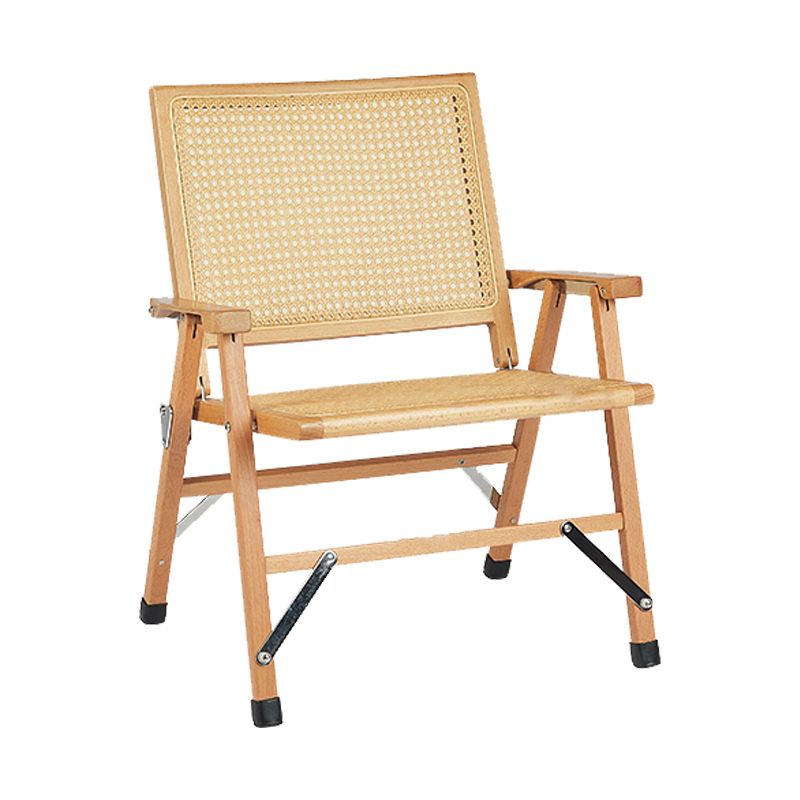 Contemporary Home Solid Wood Cane Back Armless Dining Chairs