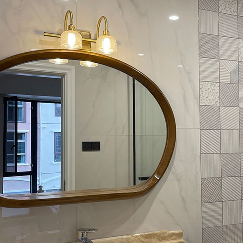 Postmodern Dome Vanity Sconce Lights Prismatic Glass Wall Mount Light Fixture for Bathroom