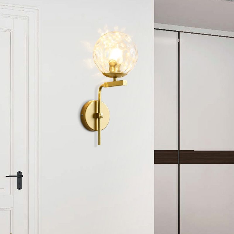 Éclairage mural en verre sphérique Contemporain Mont-Bulb Éclairage pour chambre à coucher