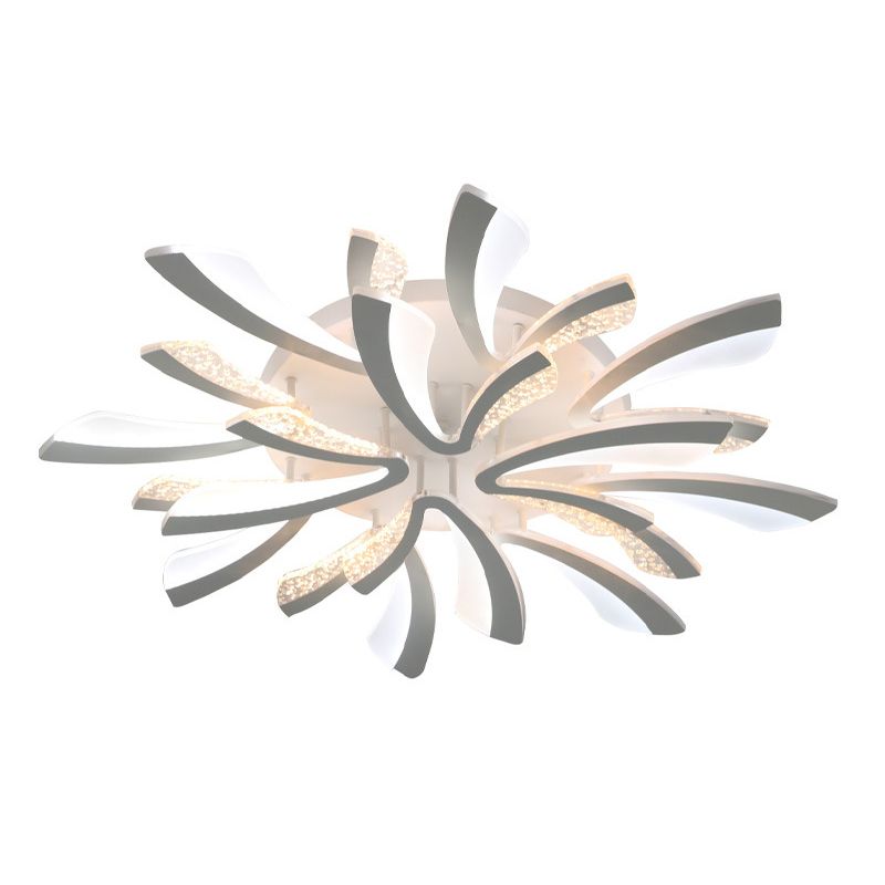 Dandelion Close to Ceiling Lighting Nordic LED Ceiling Mount Lamp with Acrylic Shade