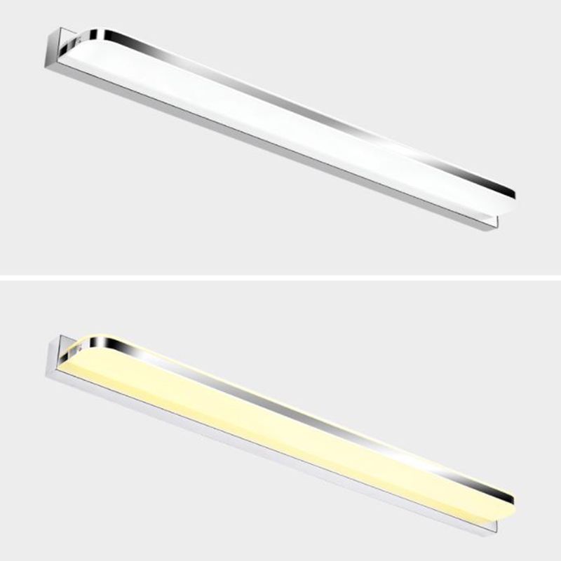 Ultradunne ijdelheid wandlampen moderne minimalistische stijl roestvrijstalen enkele ijdelheid lamp