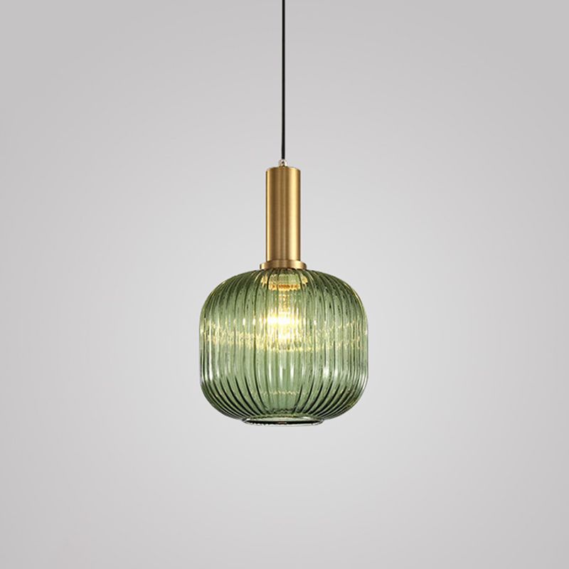 Modern Style Minimalist Hanging Light Glass Shade Pendant Lighting Fixture