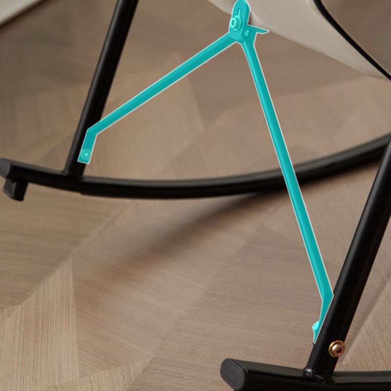 Upholstered Rocker Chair Contemporary Rocking Chair with Removable Cushions