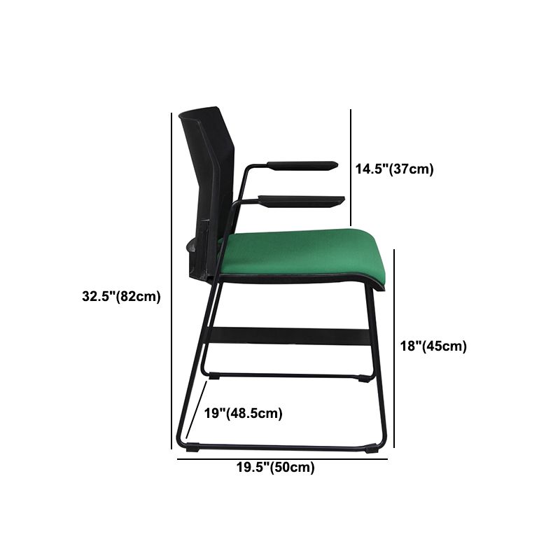 Modern Conference Chair with Metal Frame Mid Back Office Chair