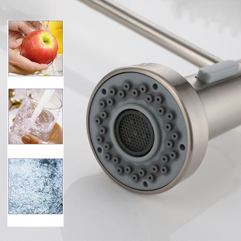 Modern Farmhouse Kitchen Faucet Pull down Single Handle 304 Stainless Steel Faucet