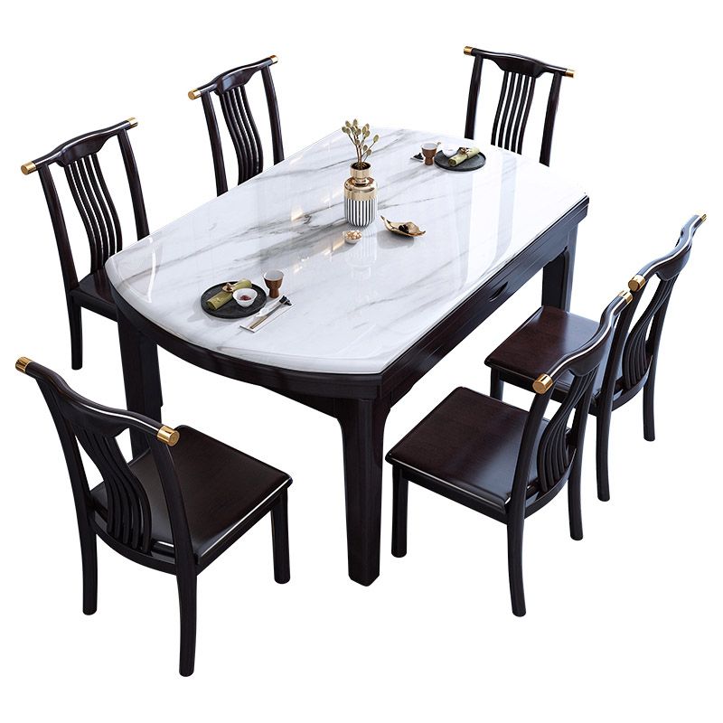 Drop-Leaf Dining Room Table Contemporary Dinner Room Kitchen Table