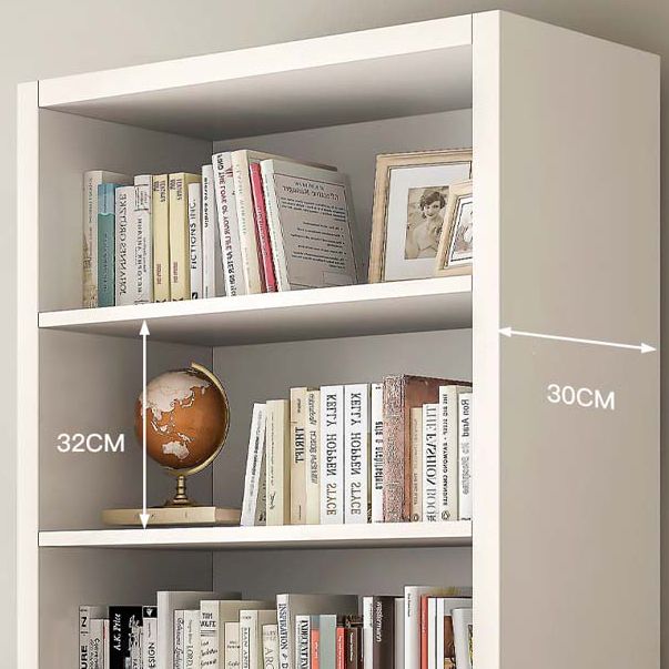 Scandinavian Shelf Bookcase Engineered Wood Bookcase for Office