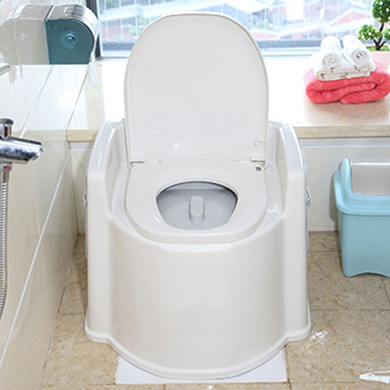Contemporary Plastic Toilet Floor Mounted Toilet Bowl for Washroom