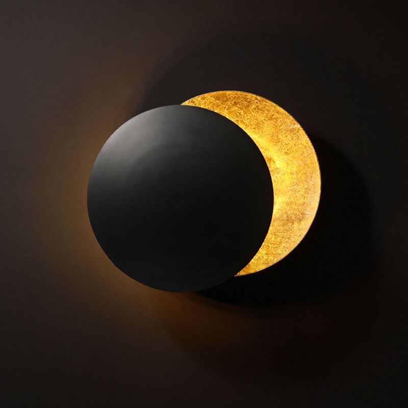 Lunar Eclipse Wall Mount Lamp Fixture LED Nordic Modern Aisle Staircase Wall Sconce