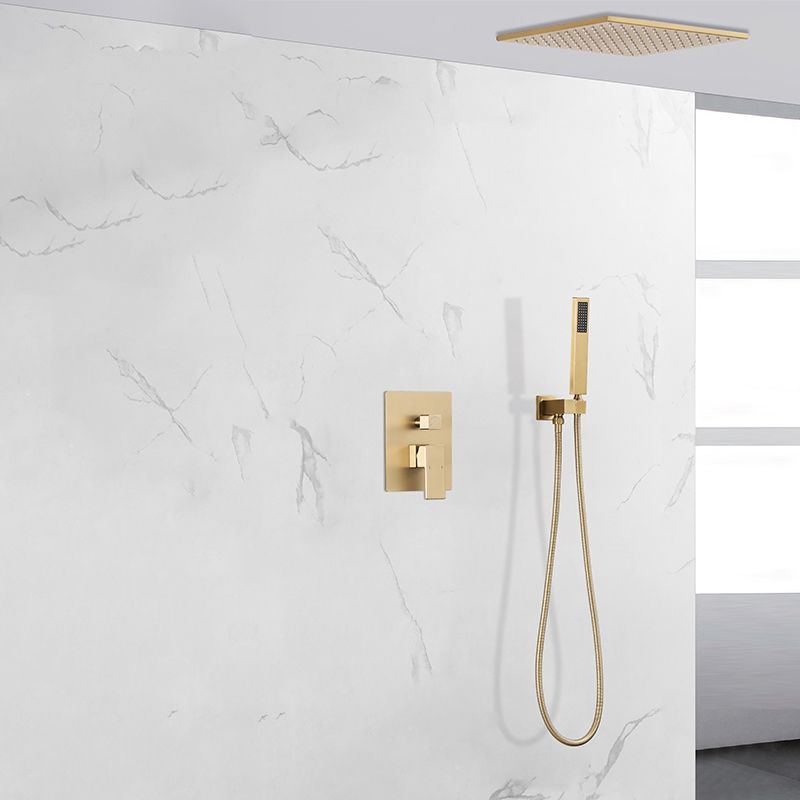 Shower Trim Square Massage Jet Rain Wall Mounted Shower System