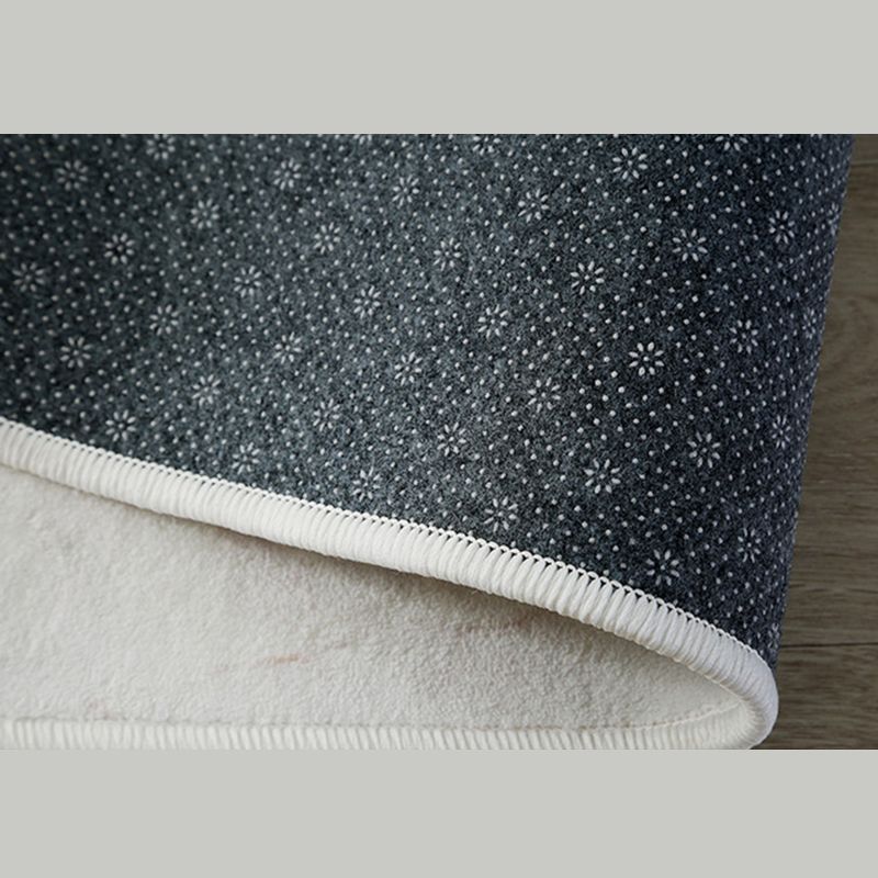 Simplicity Marble Effect Indoor Rug Novelty Shape Trendy Modern Carpet Polyester Anti-Slip Backing Carpet for Home Decoration