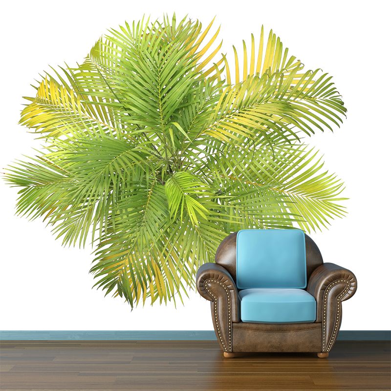 Customized Tropical Leaves Wall Mural Indoor Decoration Mural for Living Room