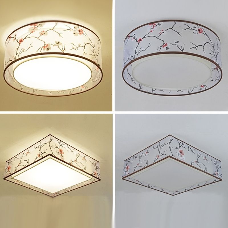 4 taille optionnel encastré plafonnier encastré moyen tissu encastré luminaire