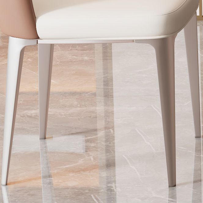 White Stone Dining Set for Home 1/5/7 Pieces Modern Foldable Dining Table Set