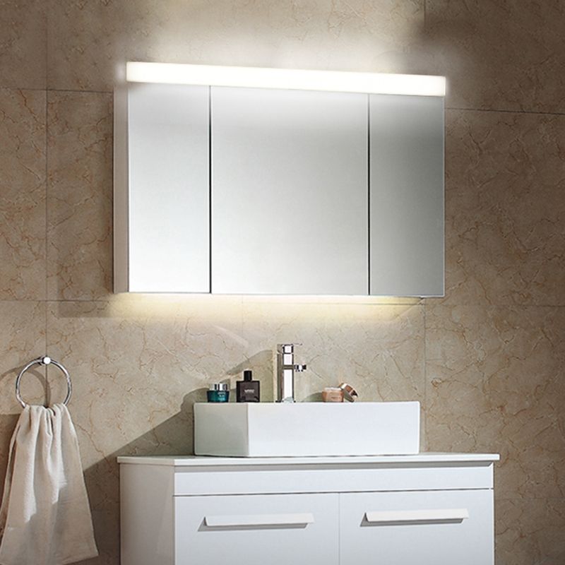 Rectangle LED Vanity Lamp Modern Minimalist Style Acrylic Single Vanity Light