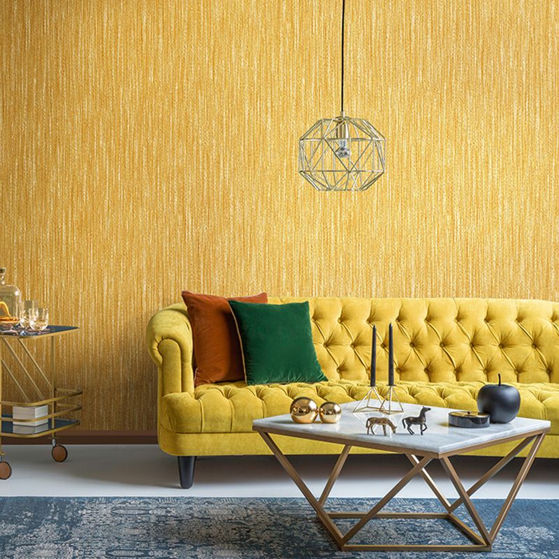 Heldere kleuren Scandinavische wandbekleding van 50 m2 met strepenbehang voor de inrichting van de gastenkamer