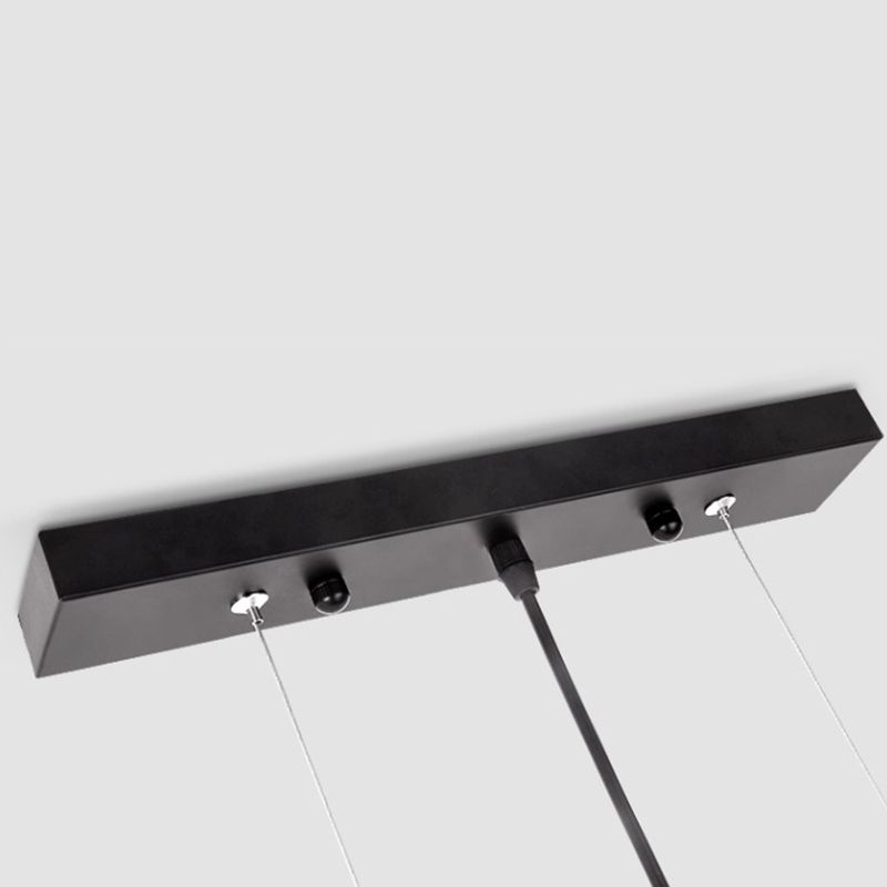 5 Light Kitchen Island Pendant Linear Chandelier Contemporary Island Lighting