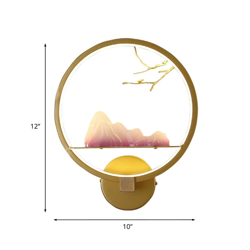 LED LED-SIDIDE MOUNTAIRE ET BRANCHE MURAL LEIL ORGINE ORGIN