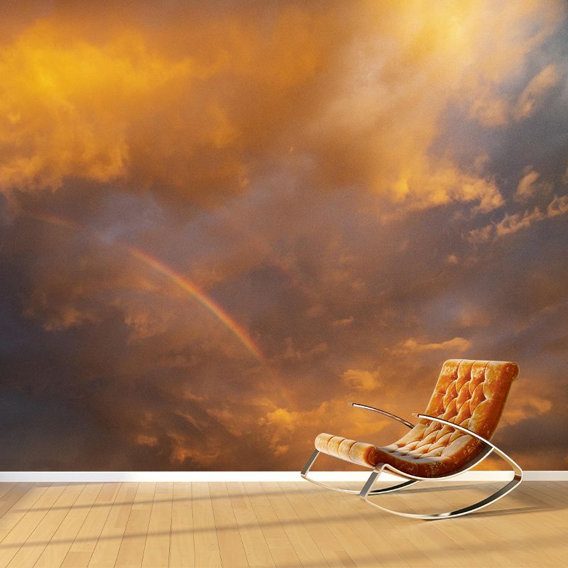 Beautiful Sky Mural Wallpaper Modern Style Decorative Photography for Bedroom