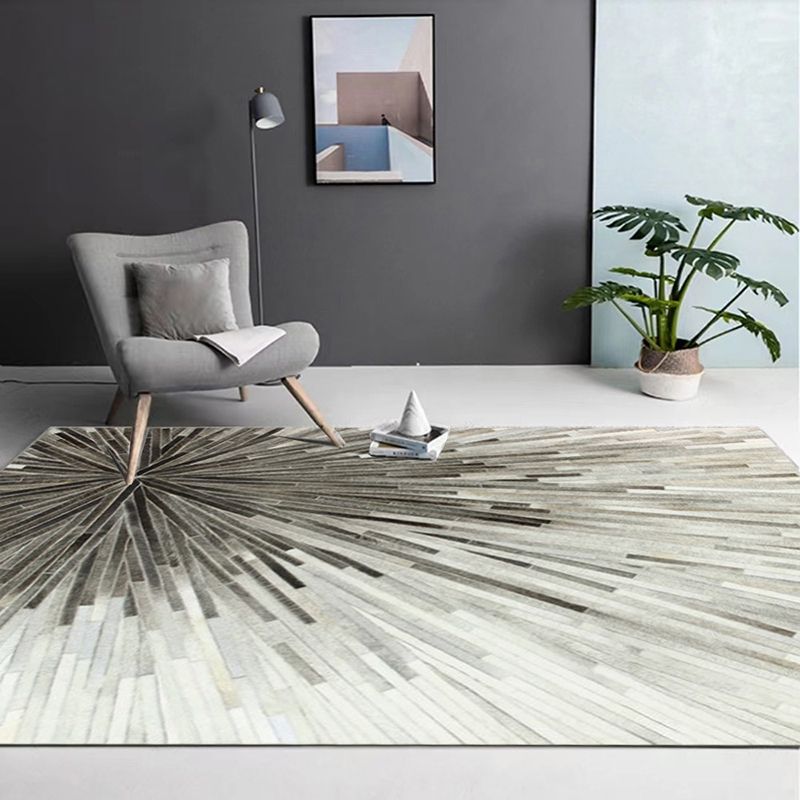 Minimalist Graphic Print Carpet Polyester Rug Stain Resistant Area Carpet for Living Room