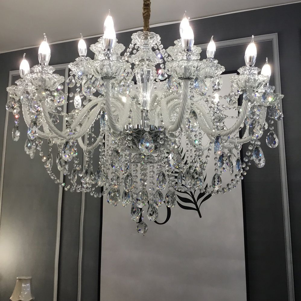 American Style Chandelier Crystal Multi Light Hanging Light for Bedroom